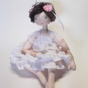 Rag doll sewing pattern Mimosa