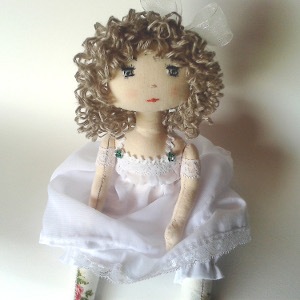 Rag doll sewing pattern Mimosa