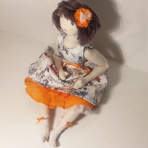 Rag doll sewing pattern Mimosa